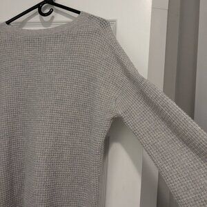 Theory gray cashmere sweater